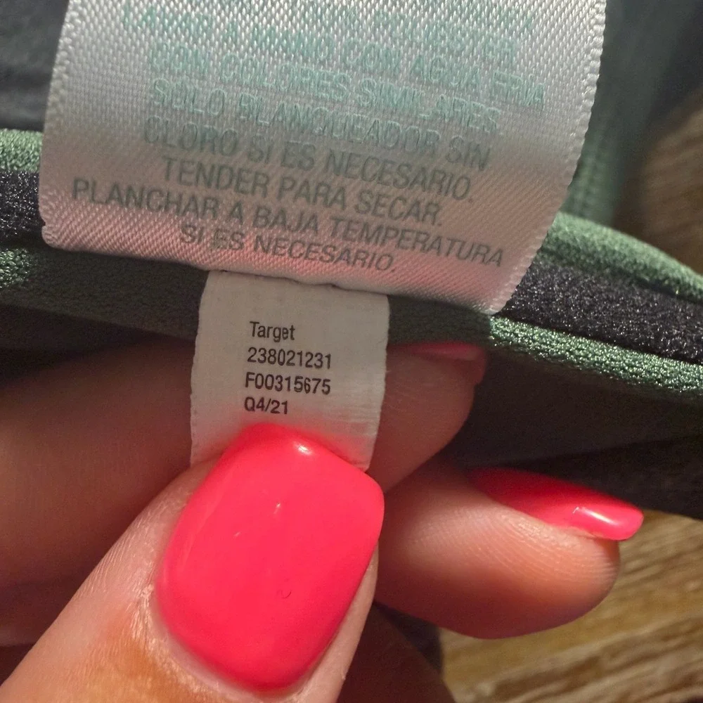 Kona Sol Women's Halter Bikini Top Green Size Large